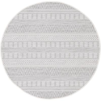 Teppich CARPETFINE "Boho 100", beige, H:4mm Ø:160cm, Polypropylen, Teppiche, robustes Flachgewebe, Sisal Optik, UV-beständig, Außenbereich Image