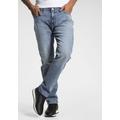 Slim-fit-Jeans LEE "Extrem Motion Slim" Gr. 30, Länge 32, blau (lenny) Herren Jeans Slim Fit