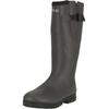 Gummistiefel MOLS "Pennant", Gr. 42, schwarz (khaki, schwarz), Gummi, casual, Schuhe, mit wärmendem Isolationsneopren