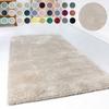 Hochflor-Teppich ESPRIT "Relaxx ESP-4150" Gr. 2, beige (creme, beige), B:80cm H:25mm L:150cm, Kunstfaser, Teppiche, Wohnzimmer, sehr große Farbauswahl, weicher dichter Hochflor