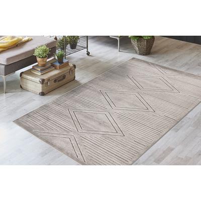 Teppich KAYOOM "Madita 100", grau, B:160cm H:9mm L:230cm, Polypropylen, Teppiche Image