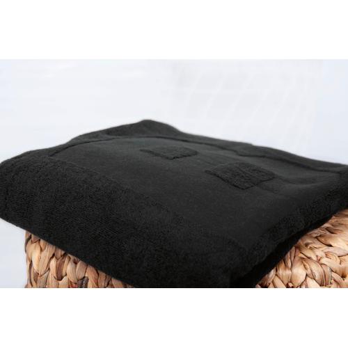 „Saunatuch BENCH. „“Bench““ Handtücher (Packung) Gr. B/L: 80 cm x 180 cm (1 St.), schwarz Saunatücher mit Carved Effekt“