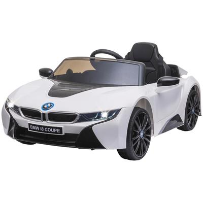 Elektro-Kinderauto JAMARA "Ride-on BMW I8 Coupe weiß" Elektro-Kinderfahrzeuge weiß Kinder Elektrofahrzeuge