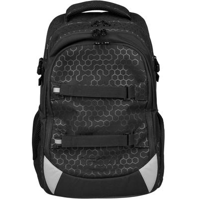 Schulrucksack NEOXX "Active, Lost in black" Gr. B/H/T: 31 cm x 46 cm x 24 cm, schwarz (lost in black) Kinder Rucksäcke Schulrucksäcke