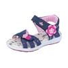 Sandale LICO "Sandale Cassandra V", Gr. 25, blau, Leder, Schuhe