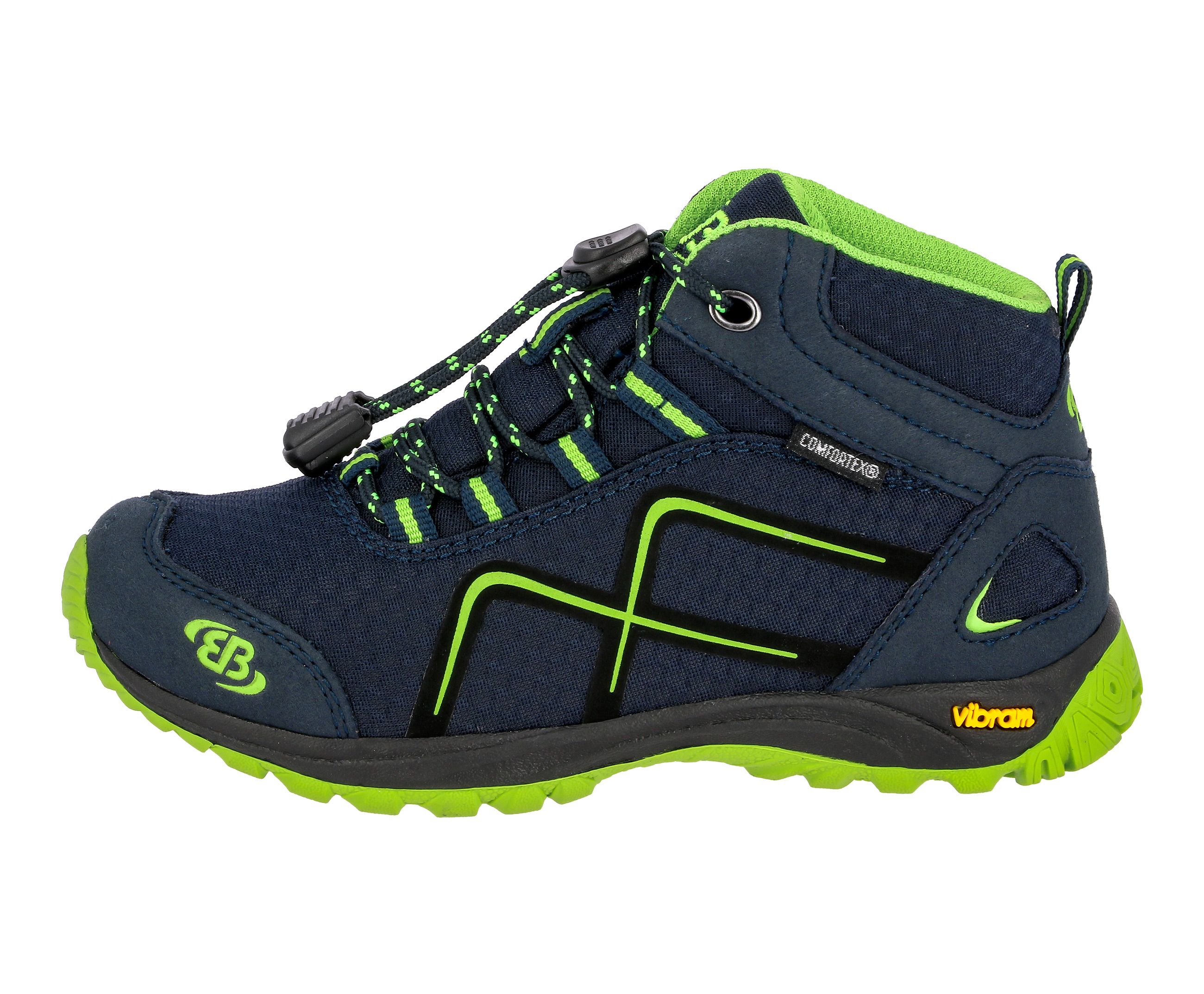 Wanderschuh BRÜTTING "Outdoorstiefel Guide High", Gr. 30, blau, Synthetik, Schuhe Image
