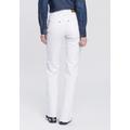 Bootcut-Jeans ARIZONA "Comfort-Fit" Gr. 42, N-Gr, weiß (white) Damen Jeans Bootcut Bestseller
