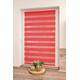 Doppelrollo K-HOME "Maringa Klemmfix" Rollos Gr. 150 cm, 65 cm, rot Doppelrollos Rollo