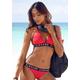 Triangel-Bikini ELBSAND Gr. 40, Cup C/D, rot Damen Bikini-Sets Ocean Blue