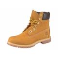 Schnürboots TIMBERLAND "6 Inch Premium Boot W" Gr. 38,5, gelb (beige) Schuhe Damenschuh Herbstschuh Schnürboots Schnürstiefeletten