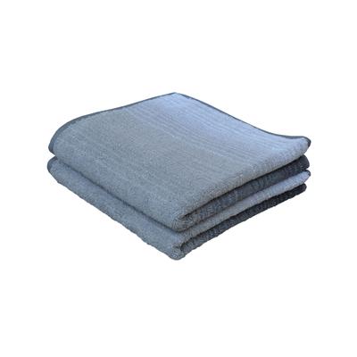 Handtuch DYCKHOFF "Colori", grau, B:50cm L:100cm, Walkfrottee, Obermaterial: 100% Baumwolle, Handtücher (Packung), 2x Handtücher, aus 100% Bio Baumwolle, 450 g/m² Image