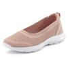 Sneaker Ballerinas LASCANA, Damen, Gr. 42, rosa (rosé), Obermaterial: 100% Textilmaterial. Futter: 100% Textilmaterial. Decksohle: 100% Textilmaterial. Laufsohle: 100% Synthetik, unifarben, sportlich, Schuhe Ballerina, ultraleichter Slipper,...