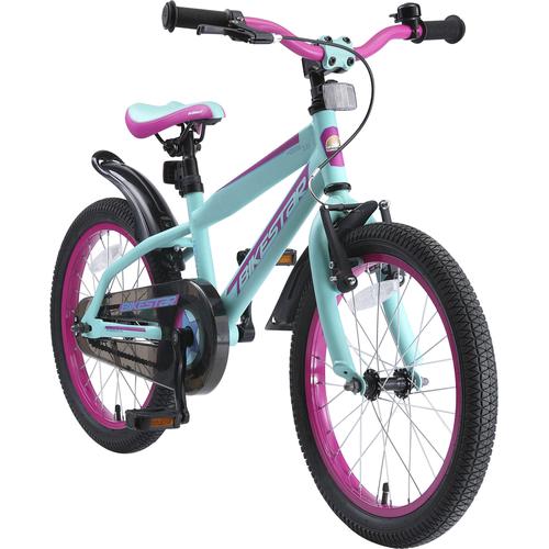 Kinderfahrrad BIKESTAR Fahrräder Gr. 25 cm, 18 Zoll (45,72 cm), blau (türkis) Kinder Kinderfahrräder