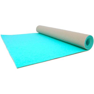 Läufer "PODIUM, Made in Belgium", blau (himmelblau), B:100cm H:2,6mm L:700cm, Polypropylen (PP), PRIMAFLOR-IDEEN IN TEXTIL, Teppiche, Breite 100 cm, robuster Nadelfilz, Uni-Farben Image
