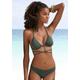 Triangel-Bikini BRUNO BANANI Gr. 34, Cup A/B, grün (oliv) Damen Bikini-Sets Ocean Blue