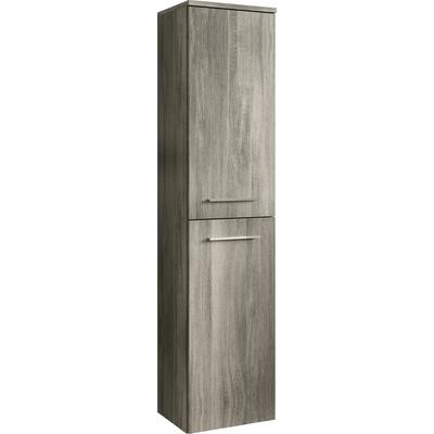 Midischrank INOSIGN "Lecce", silber (rauchsilber nb), B:30cm H:136cm T:31cm, FSC-zertifizierter Holzwerkstoff, Schränke, Bad-Midischrank, Badmöbel, Schrank Image
