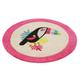 Kinderteppich ESPRIT "E-Toucan" Teppiche Gr. Ø 100 cm, 9 mm, 1 St., pink Kinder Kinderzimmerteppiche