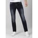 Regular-fit-Jeans TIMEZONE "Regular GerritTZ" Gr. 32, Länge 32, blau Herren Jeans 5-Pocket-Jeans