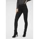 Skinny-fit-Jeans LEVI'S "721 High rise skinny" Gr. 27, Länge 30, schwarz (black) Damen Jeans Röhrenjeans mit hohem Bund