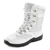 Winterstiefel LASCANA, Damen, Gr. 37, weiß, Obermaterial: 65% Nylon, 35% Lederimitat. Futter: 100% Polyester. Decksohle: 100% Polyester. Laufsohle: 100% Synthetik, unifarben, casual, Schuhe, Snow Boots, Outdoor Stiefelette, wind & wasserabweisend,...