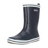 Gummistiefel MOLS "Markets", Gr. 42, blau (dunkelblau, weiß), Gummi, casual, Schuhe, mit praktischer Lasche