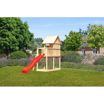 Spielturm KONIFERA "Finni", beige (natur), Spieltürme, KinderB:107cm H:291cm T:202cm, Holzwerkstoff, BxTxH: 107x202x291 cm, B:107cm H:291cm T:202cm