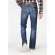 Bootcut-Jeans WRANGLER "Jacksville" Gr. 38, Länge 30, blau (high, blue) Herren Jeans Bootcut