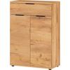 Schuhschrank GERMANIA "GW-Fremont Schuhschrank", braun (navarra, eiche, nachbildung), B:75cm H:108cm T:37cm, Spanplatte, Schränke, mit verstellbaren Einlegeböden