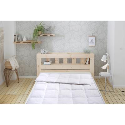 Daunenbettdecke ÄLGDRÖM "Finja, Bettdecke 135x200 cm, weitere Größen, Made in Germany", weiß, B:155cm L:220cm, Bezug: 100% Baumwolle. Füllung: 80% Entendaune, 20% Entenfeder, Bettdecken, Bettdecken, Sommer & Winter, Decke, Made in Germany Image
