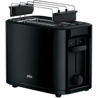 BRAUN Toaster "HT 3010 BK", schwarz, B:15cm H:25cm T:24cm, Toaster Image