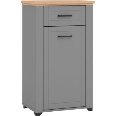 Schuhschrank HOME AFFAIRE "Valencia", grau (grau mat), B:60,5cm H:105cm T:41cm, MDF, Spanplatte, Schränke Image