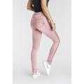 Skinny-fit-Jeans ARIZONA "Ultra Stretch" Gr. 44, N-Gr, rosa Damen Jeans Röhrenjeans