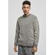 Kapuzenpullover URBAN CLASSICS "Herren Washed Sweater" Gr. L, grau (asphalt) Herren Pullover Kapuzenpullover