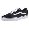 Sneaker VANS "Ward", Gr. 42,5, schwarz-weiß (schwarz, weiß), Leder, Textil, sportlich, Schuhe