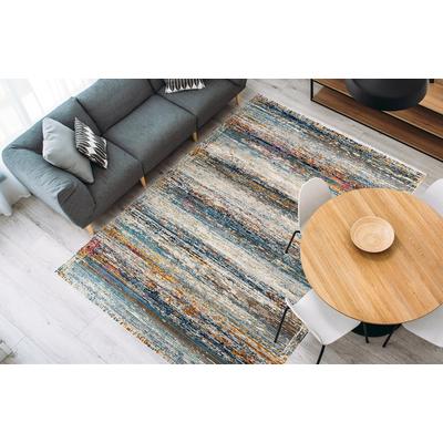 Teppich CALO-DELUXE "Valessa-808" Gr. 2, bunt (multi), B:80cm H:5mm L:150cm, Kunstfaser, Teppiche, Wohnzimmer Image