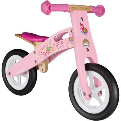 Laufrad BIKESTAR "Holz" Laufräder pink Kinder