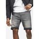 Shorts G-STAR RAW "3301 Slim 1/2" Gr. 36, N-Gr, grau (light aged desert) Herren Hosen Shorts