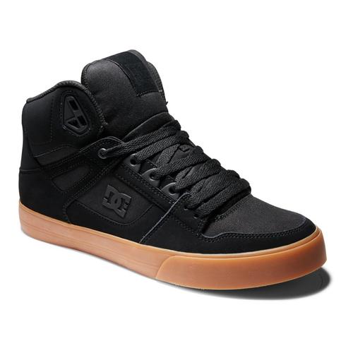 „Sneaker DC SHOES „“Pure High-Top““ Gr. 10(43), schwarz (schwarz, natur) Schuhe Sneaker“