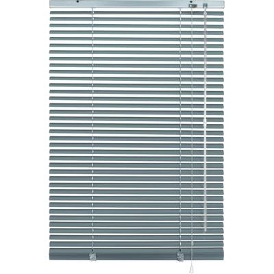 Jalousie MY HOME "Aluminium-Jalousie zum Klemmen" Gr. 31, silber (silberblau, silberblau), B:80cm H:220cm, Jalousien, mit Klemmhalter Image