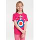 T-Shirt LOGOSHIRT "Snoopy - Target" Gr. 158, rosa Mädchen Shirts T-Shirts