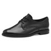 Schnürschuh TAMARIS "Melika", Damen, Gr. 39, schwarz, Leder, unifarben, elegant, Schuhe, im klassischen Design, Freizeitschuh, Halbschuh, Schnürschuh