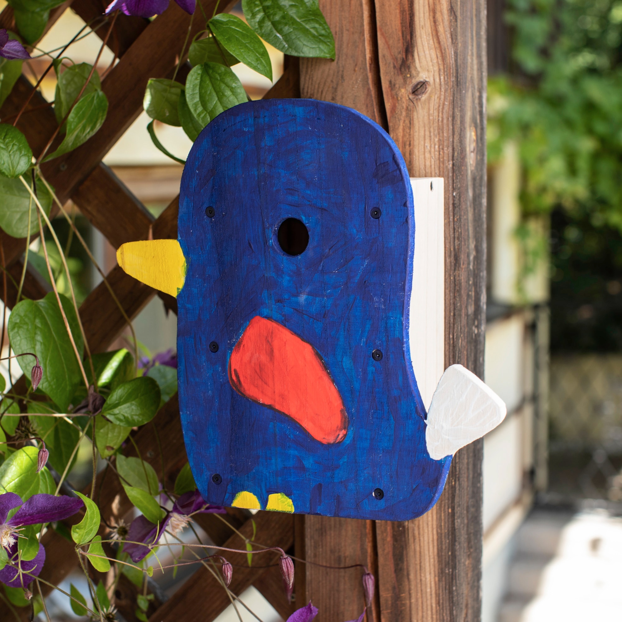 Nistkasten WINDHAGER "Self-made", beige (natur), Holz, Tierhäuser, Bausatz inkl. Farbset zum Bemalen