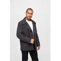 Wintermantel BRANDIT "Herren Pea Coat" Gr. 7XL, grau (anthracite) Herren Mäntel Wintermäntel