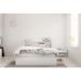 Nexera Aura 3 Piece Bedroom Set, White