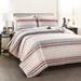 Lush Decor Southwest Stripe Reversible Oversized 3 Piece Quilt Set