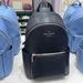 Kate Spade Bags | Kate Spade Leila Pebbled Leather Medium Dome Backpack Black | Color: Black/Gold | Size: Medium
