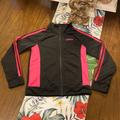 Adidas Jackets & Coats | Girls Adidas Light Weight Zip Up Jacket | Color: Black/Pink | Size: S (7/8) Girls