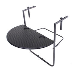 Balkontisch Hängetisch Klapptisch Balkon Rattan-Optik Image