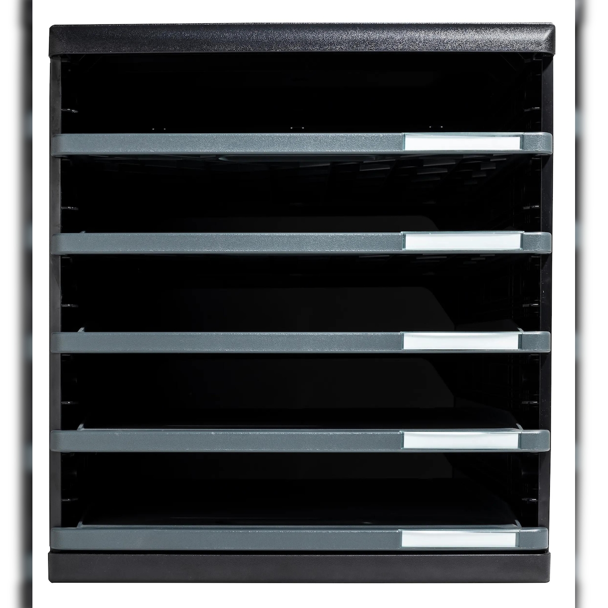 Exacompta 303714D 1x Schubladenbox MODULO A4, 5 offene Laden - Dunkelgrau| Image