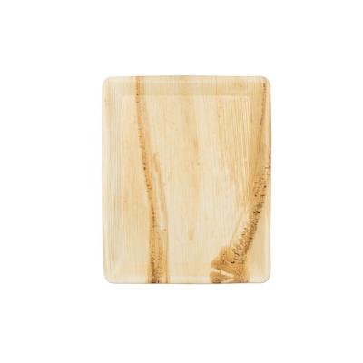 WISEFOOD 25 Palmblatt Tabletts - Palmblatt Tablett 32,5 x 26,5 cm, ½ Gastro-Norm rechteckig